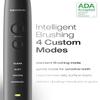 Aquasonic Black Series Ultra Whitening Toothbrush  ADA Accepted Electric Toothbrush- 8 Brush Heads & Travel Case  40,000 VPM Electric Motor & Wireless Charging - 4 Modes w Smart Timer view 3