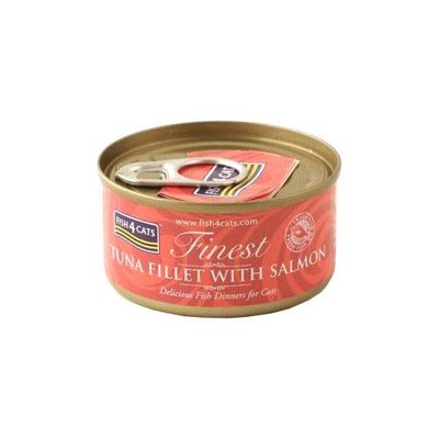 Fish4Cats Finest - Tuna Fillet with Salmon - 10 x 70g
