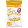 Kiddylicious Banana Fruity Puffs - Delicious Snacks for Kids - Suitable for 7+ Months - 3 Packs of 4 (12 Total) view 3