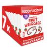 Kiddylicious Strawberry Wriggles - Delicious Real Fruit Treat for Kids - Suitable for 12+ Months - 7 Packs of 4 (28 Total) view 1