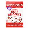 Kiddylicious Strawberry Wriggles - Delicious Real Fruit Treat for Kids - Suitable for 12+ Months - 7 Packs of 4 (28 Total) view 2