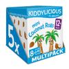 Kiddylicious Coconut Rolls - Delicious Snacks for Kids - Suitable for 12+ Months - 8 Packs of 5 (40 Total)