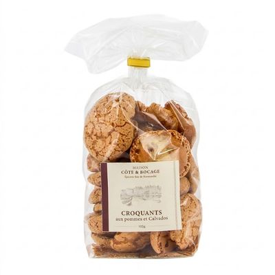 Le Manoir des Abeilles - Apple crunches Calvados 125g - Made in Calvados