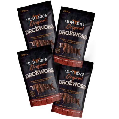 Hunters Droewors 1kg Original Beef Sticks, Droewors, High Protein, Low carb, Thin Sticks of Authentic Beef Droewors,Convenient Snack  Original Beef Sticks, Droewors