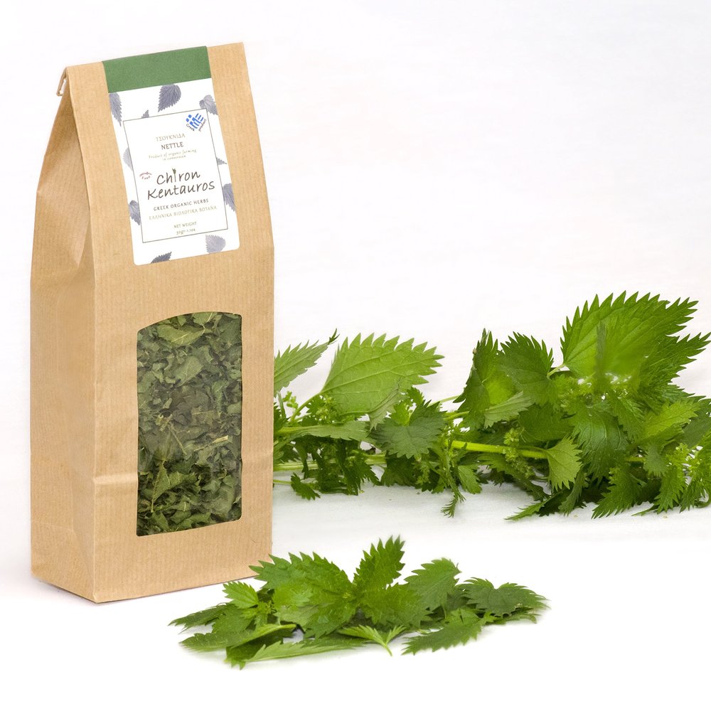Bio Organic Nettle (Urtica) Leaves Herb from Mount Pelion Greece - GMO/Caffeine Free