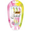 BIC Soleil Bella Colours 4-Blade Lady Razors - Pack of 3 - Spring Mounted Blades with Pivoting Head for Ultra Smooth Shave view 1
