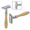 Cream Wooden Handle Safety Razor Double Edge Shaving(Blades not Included) view 1