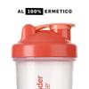 BlenderBottle Classic Shaker cup / Diet Shaker / Protein Shaker with Blenderball / 590ml - clear coral view 2