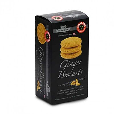 Simpkins Sugar Free Ginger Biscuits 150g (3 Pack)