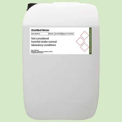 Source Chemicals Distilled Water 25L Inc Delivery