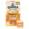 Quaker Oat So Simple Golden Syrup Porridge, 10 x 36 g view 1