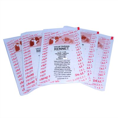 5 x Deal RENNET & CHEESE SALT MIX 4g POUCH For any type of cheese 1 pouch for 50 liters of milk