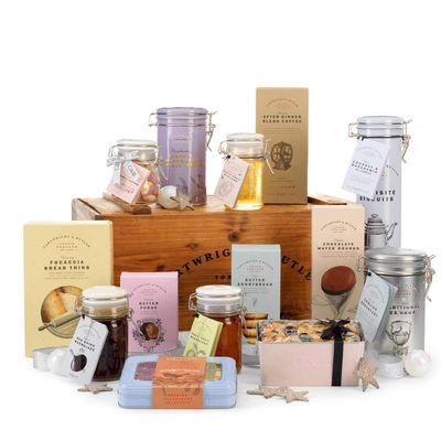 Cartwright & Butler | The Swaledale Wooden Crate Hamper | Food Hamper | Mother's Day | Luxury Confectionery | Gift Baskets | Happy Birthday | Anniversary | Thank You | Congratulations