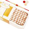 Ghasitaram Gifts Rakhi Gifts for Brothers Rakhi Sweets - Chocolate Irish Cake with Pearl Beads Rakhi view 1