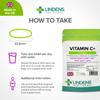 Lindens Vitamin C+ 1000mg - 120 Tablets - Time Release Tablets with Citrus Bioflavonoids and Rosehip - Contributes to Immune System Health, Reduces Tiredness and Supports Healthy Skin and Teeth view 3