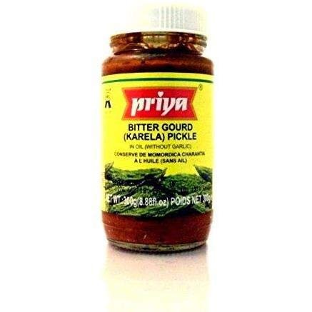 Priya Bitter Gourd (Karela) Pickle 300g (Pack of 2)