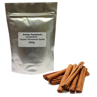 Ceylon Cinnamon Quills (True) Grade *A* Premium Quality! FREE P&P (250g)