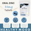 Zinc Citrate 30mg Tablets Zn Element 300% NRV Oral Elemental Xtra 30/60/90/120/180 Veg Pills Supplements (180) view 4