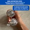 1 Pair of Acupressure Balls Silver, Diameter: 55 mm view 2