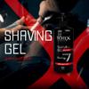 TOTEX Sensitive Shaving Gel 750ml | Cooling Shave Gel for Men & Women | Smooth Skin Protection | Full Body & Bikini Line Care | Economical Pump Bottle | Barber-Quality Formula view 2