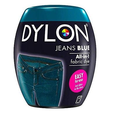 5 X DYLON machine Dye Pod, Jeans Blue, 350 g
