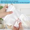 1.2 Gallon Small Plastic Trash Bags, 4.5 Liters Clear Wastebasket Liners Garbage Bags for Bathroom, 150 Counts view 4