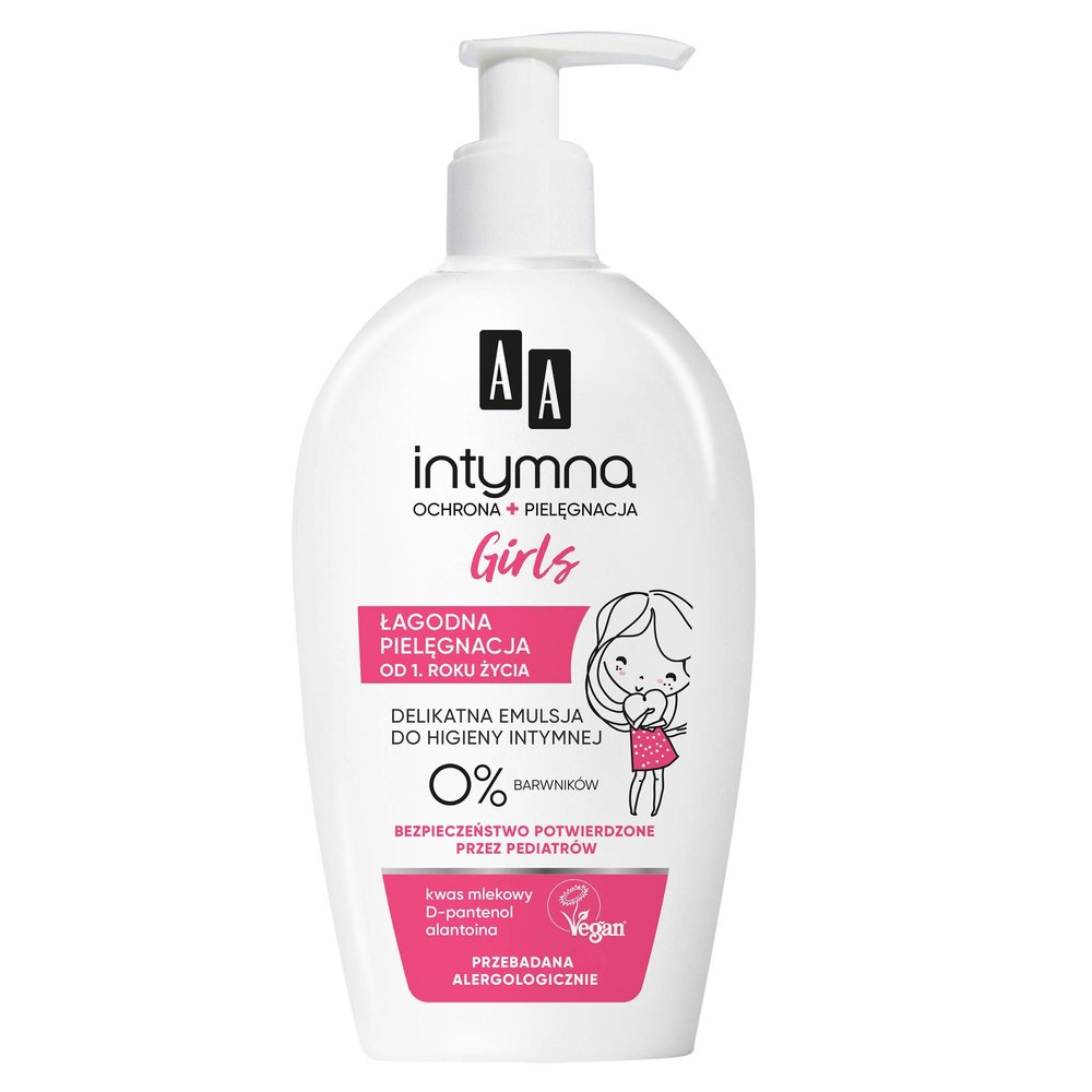 AA Intymna Baby Girl Emulsion For Intimate Hygiene From 1 Year Of Age (300 ml)