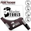BARBER TOOLS Beard Shaping Tool | Beard Shaper Guide | The Beard Styling Template | with its envelope - Shaving guide accessory for beard outlines. view 3