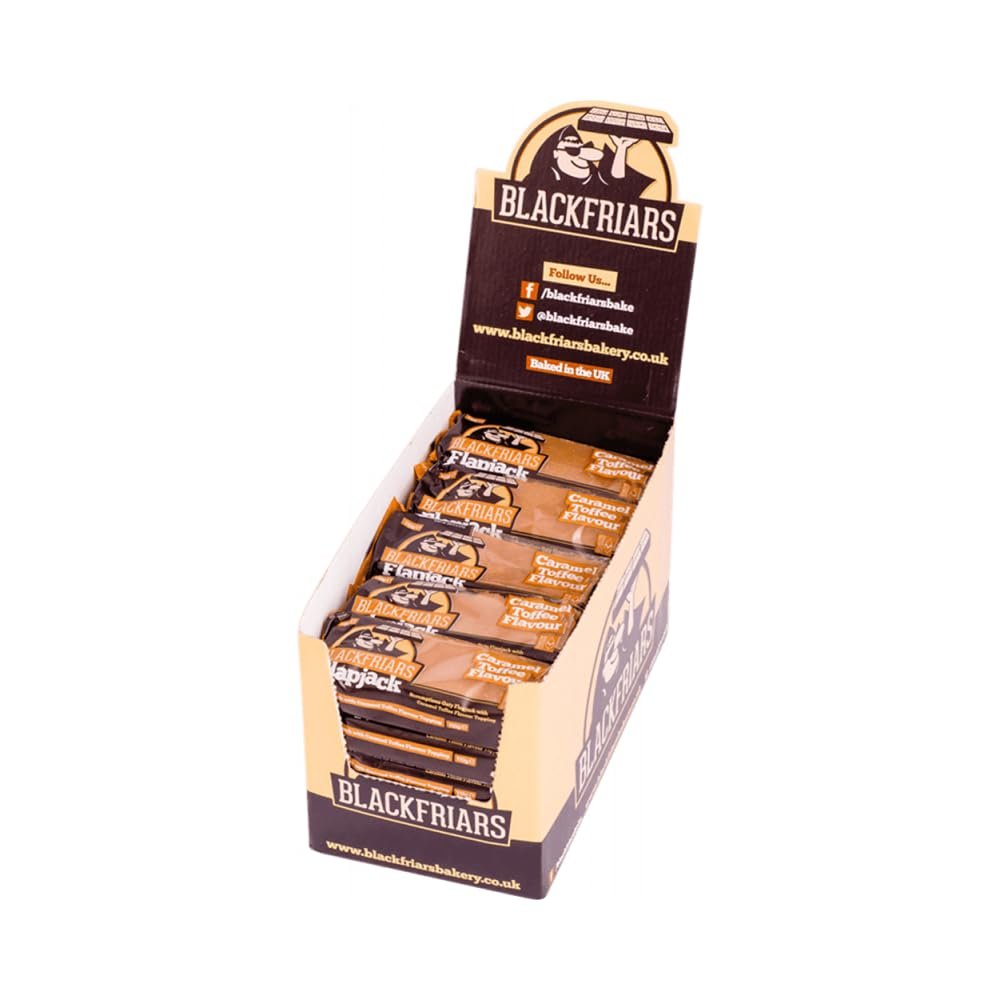 Blackfriars Flapjacks, 110 g, Caramel Toffee, 25-Piece