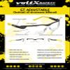 3 x voltX GT ADJUSTABLE Bifocal Reading Safety Glasses (CLEAR, YELLOW & BROWN Lens +2.0) UKCA & CE EN166FT Certified, Anti fog coated UV400 Lens, Scratch resistant, Tilt and length adjustable earstems view 4