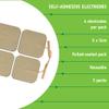 Med-Fit Blue Sensitive Skin TENS Pads 5cm x 5cm 100% Natural Hydro-Gel - Bumper Pack 12 Pads 3 Pack view 2