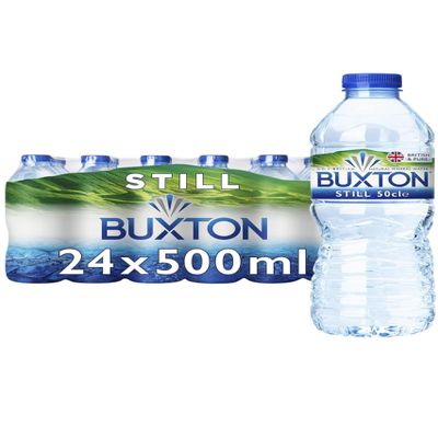 Buxton Still Natural Mineral Water 24x500ml