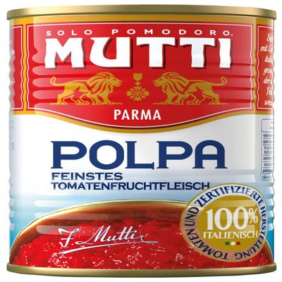 24x Mutti Polpa di Pomodoro Italian Pulped Tomato Sauce for Pasta 400 100% Italian!