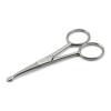 Sandbros Facial Hair Scissors Eyebrow Trimmer Grooming Scissors for Eyebrow Shaping Ear Nose Nostril Hair and Mustache Trimming for Men and Women Stainless Steel Probe Curved 4.5 Inch view 2