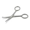 Sandbros Facial Hair Scissors Eyebrow Trimmer Grooming Scissors for Eyebrow Shaping Ear Nose Nostril Hair and Mustache Trimming for Men and Women Stainless Steel Probe Curved 4.5 Inch view 3