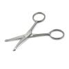 Sandbros Facial Hair Scissors Eyebrow Trimmer Grooming Scissors for Eyebrow Shaping Ear Nose Nostril Hair and Mustache Trimming for Men and Women Stainless Steel Probe Curved 4.5 Inch view 4