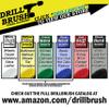 Ultra Stiff Drill Powered Cleaning Brushes Used for Heavy Duty Industrial Stripping by Drillbrush view 3