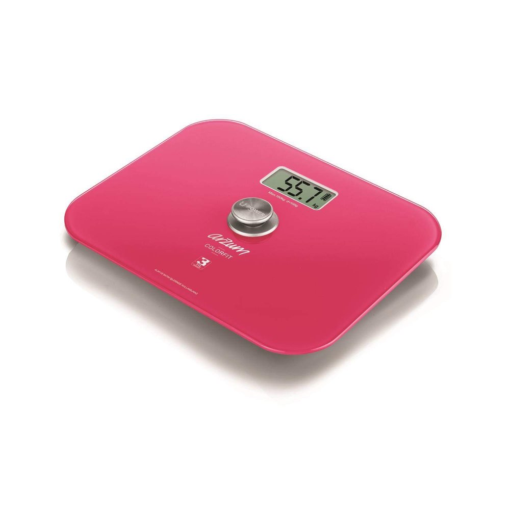 Arzum Colorfit Environment-Friendly Digital Bathroom Scale, Pink