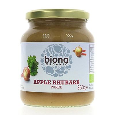 Biona | Apple & Rhubarb Puree | 1 x 360g