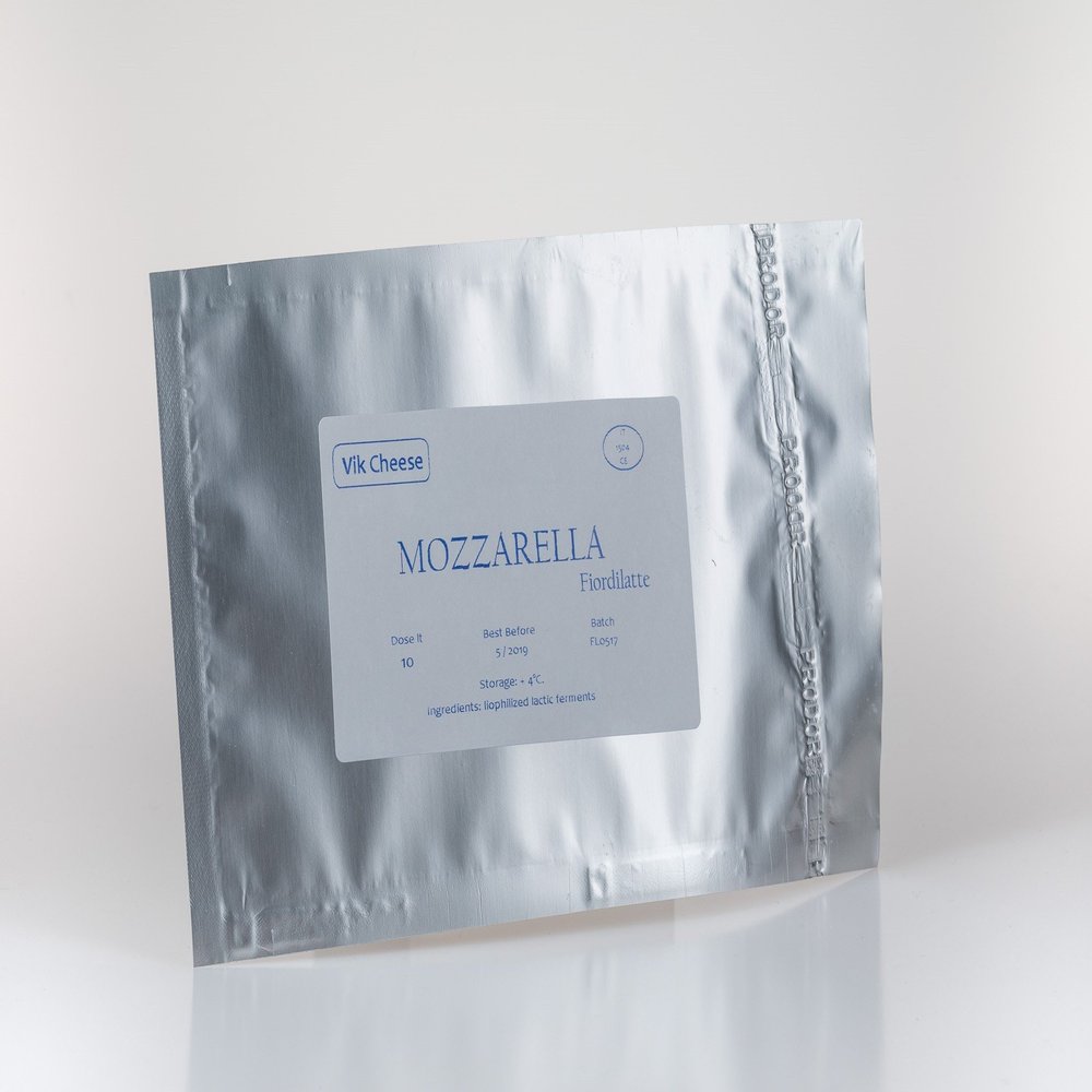 Mozzarella Cheese Culture 10g  Italian Soft Cheese Starter for 20L Milk  Dried Ferment  Stretchy, Creamy Mozzarella from Milk at Home