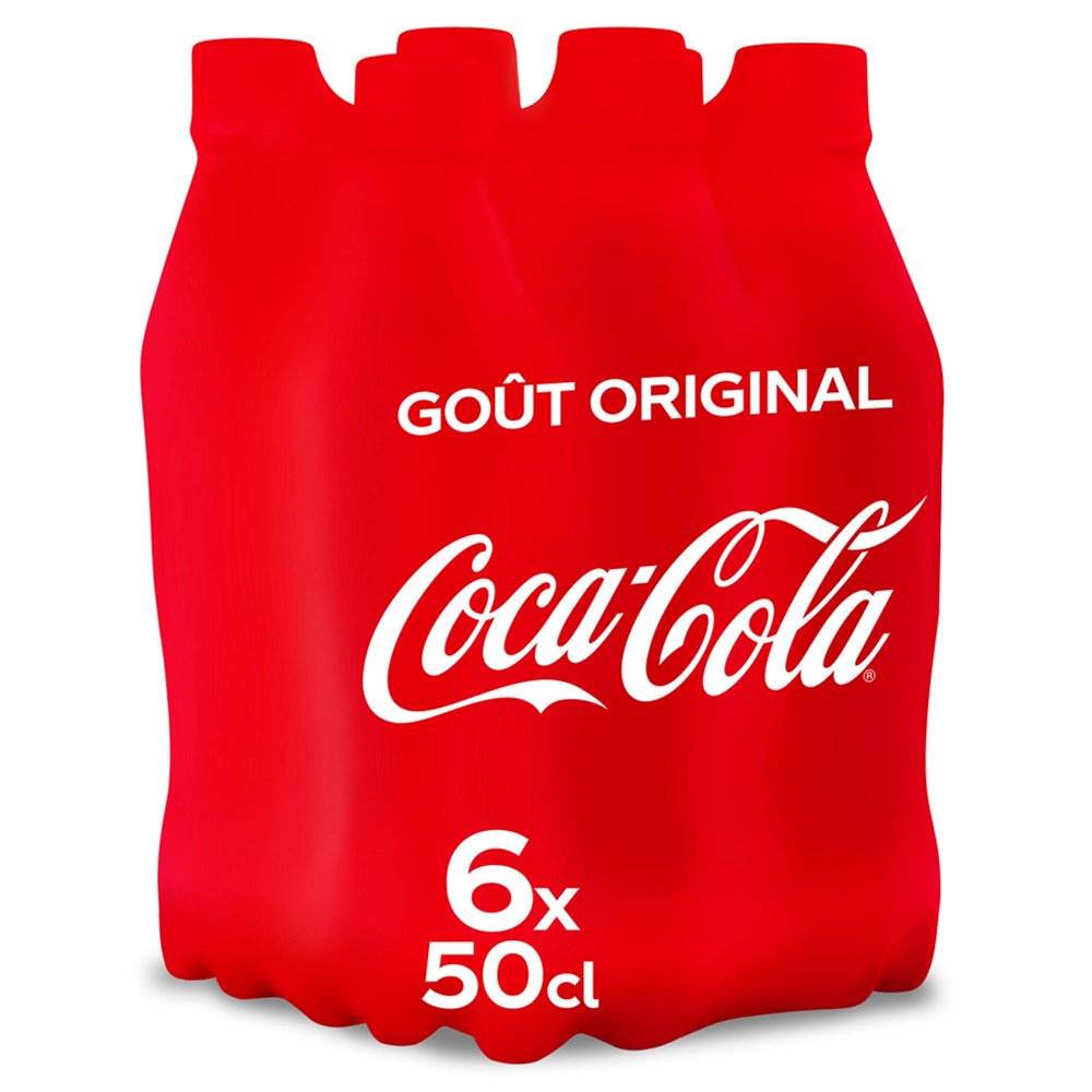 Coca-Cola Original taste 6 x 50 cl bottle