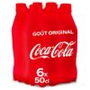 Coca-Cola Original taste 6 x 50 cl bottle view 1