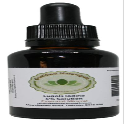Lugols Iodine Solution 5% - 35ml - with Glass Pipette