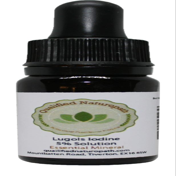 Lugols Iodine Solution 5% - 10ml - with Glass Pipette