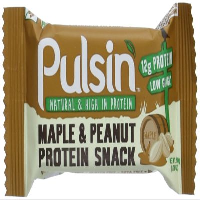 Pulsin' | Maple & Peanut Protein Bar | 8 x 50g