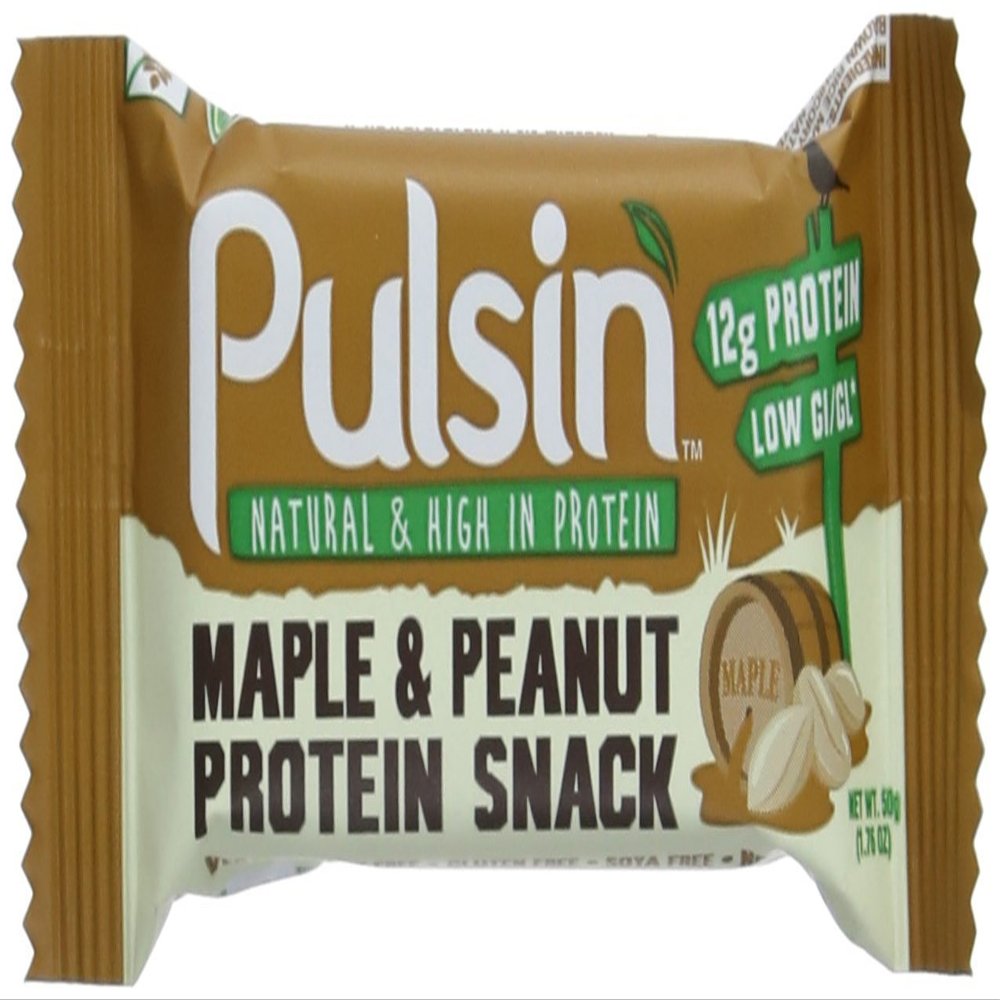 Pulsin' | Maple & Peanut Protein Bar | 8 x 50g
