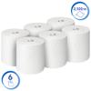 Scott Essential 6691 Rolled Paper Hand Towels, 1-Ply, Standard Roll, 350m, Compatible with Aquarius Dispenser, Fast-Dry Airflex Technology, White, 6 Rolls (2,100m Total) view 2