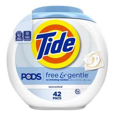 Tide Pod Free and Gentle, 42 Count
