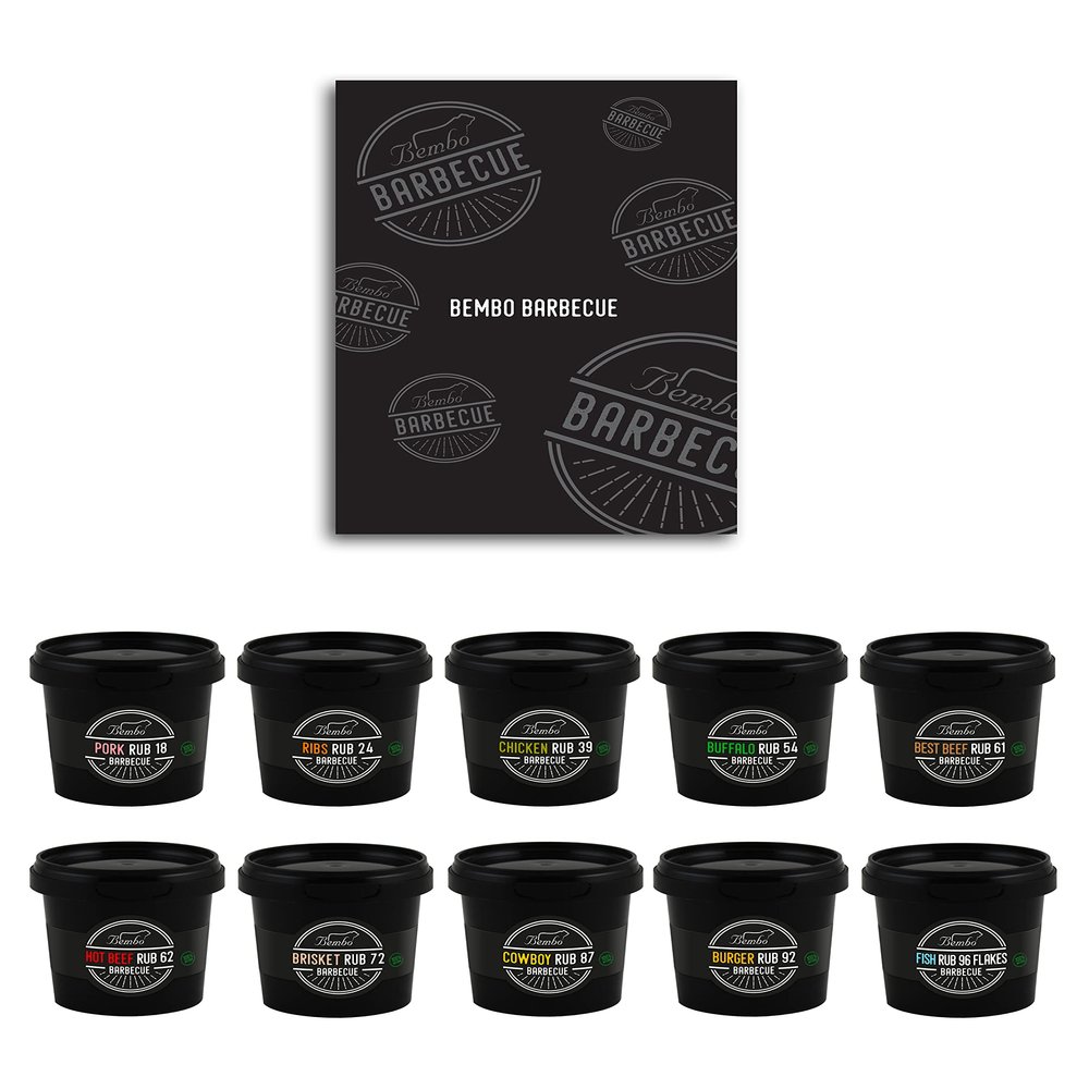 BBQ Rub - Great Selection - Seasoning & Spices blends for Barbecue - Bembo Barbecue