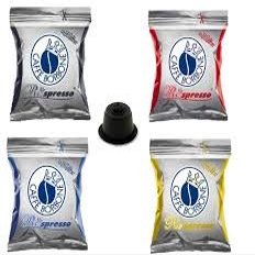 Caff Borbone - 4 Packs of 100 Coffee Capsules for Tasting (100 Black, 100 Blue, 100 Red, 100 Gold) Nespresso Compatible